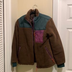 Cotton On Hiking Jacket (Magenta/Hunter Green)